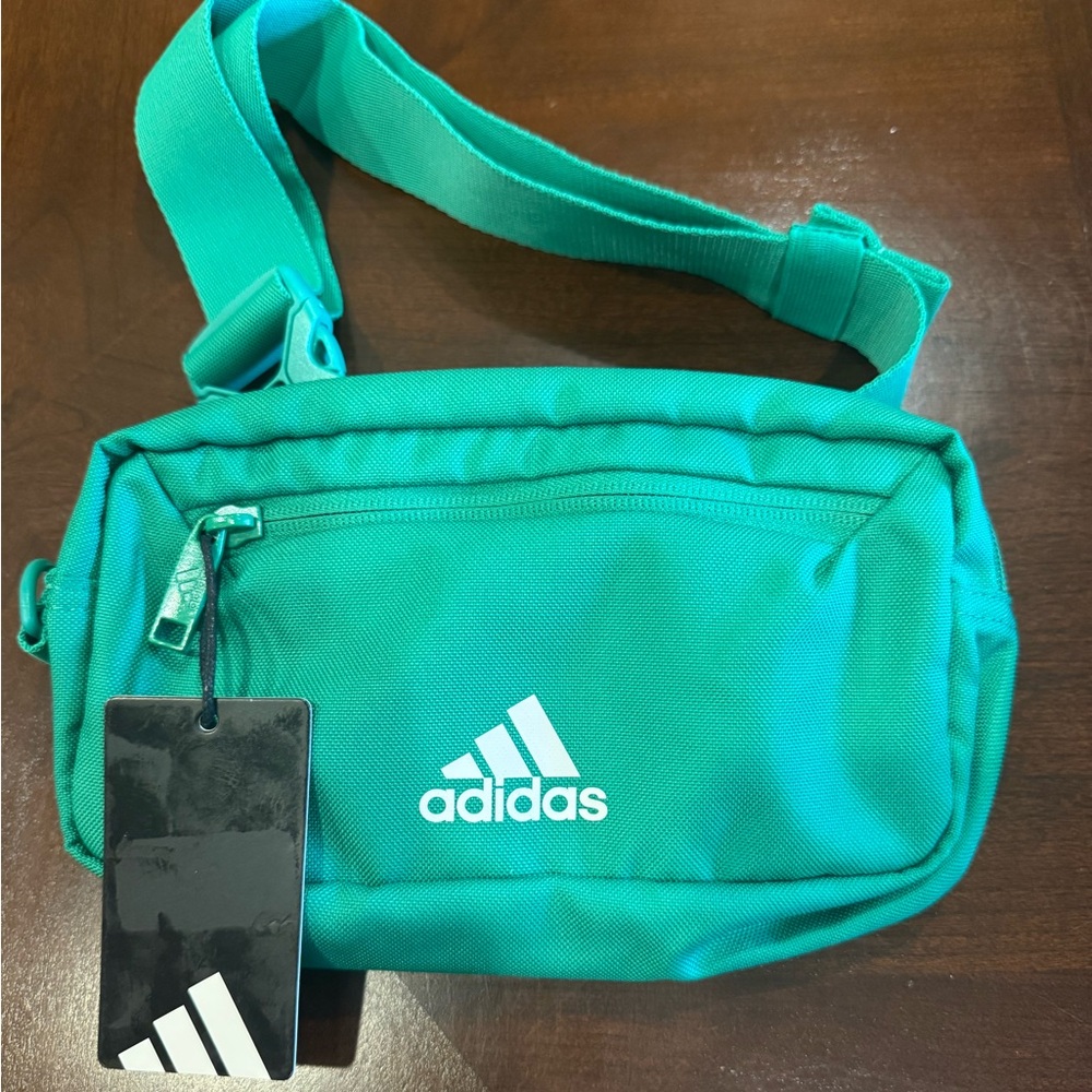 Adidas green Crossbody Bag/fanny pack